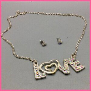 Sparkly "LOVE" & Hearts Set